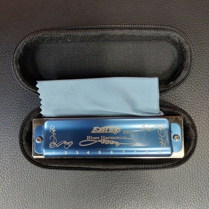 East Top Blues Harmonica 10 Holes - T008K