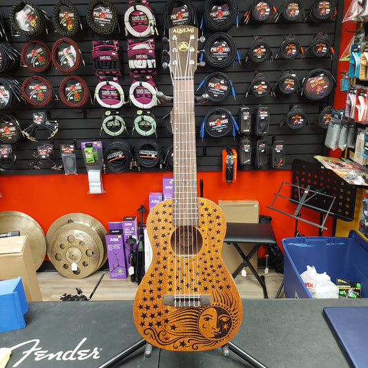Alkemi UKE-B6-CEL Baritone 6-String Ukulele - Celeste