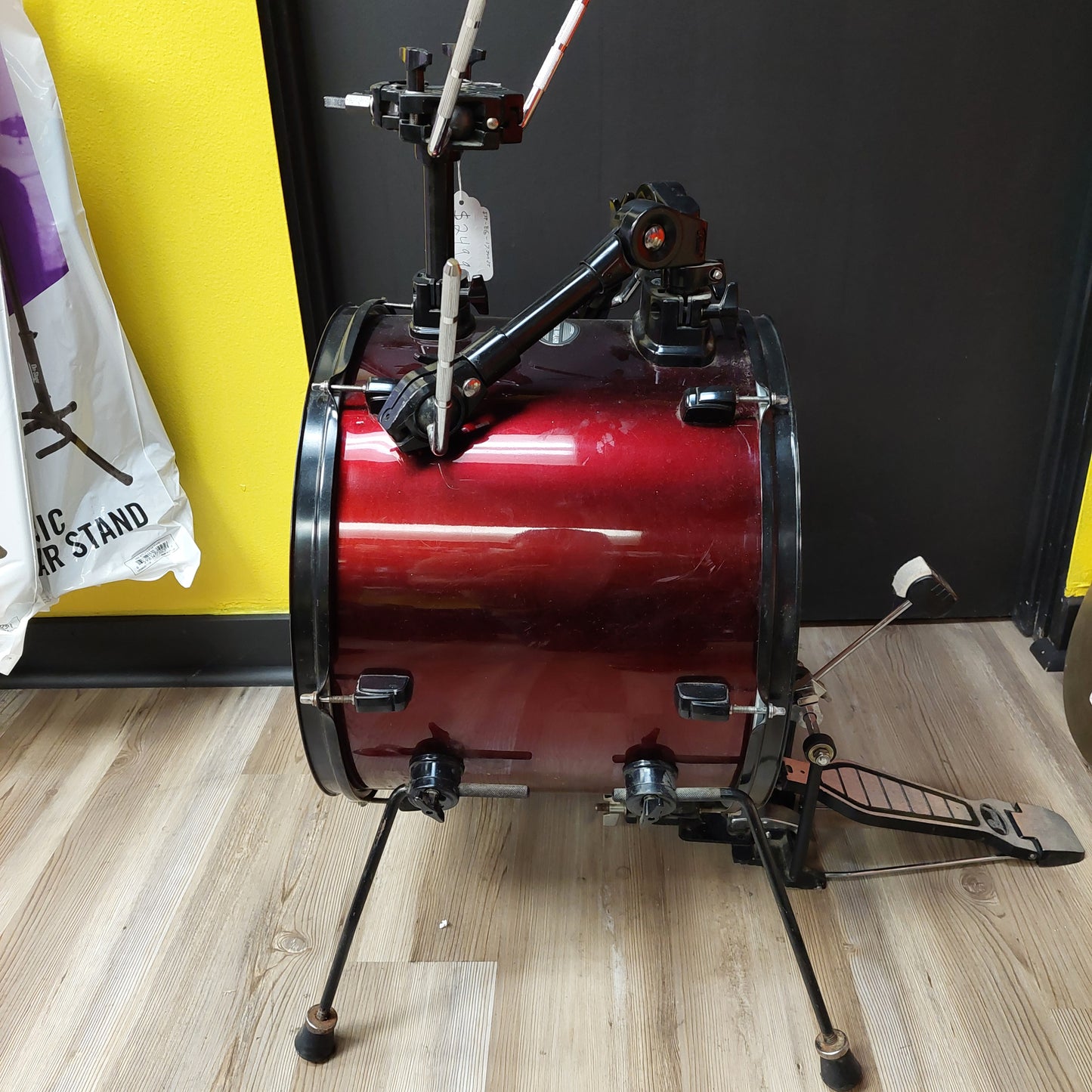 PEARL RHYTHM TRAVELER 5 PIECE TRAVEL DRUM SHELLS (USED)