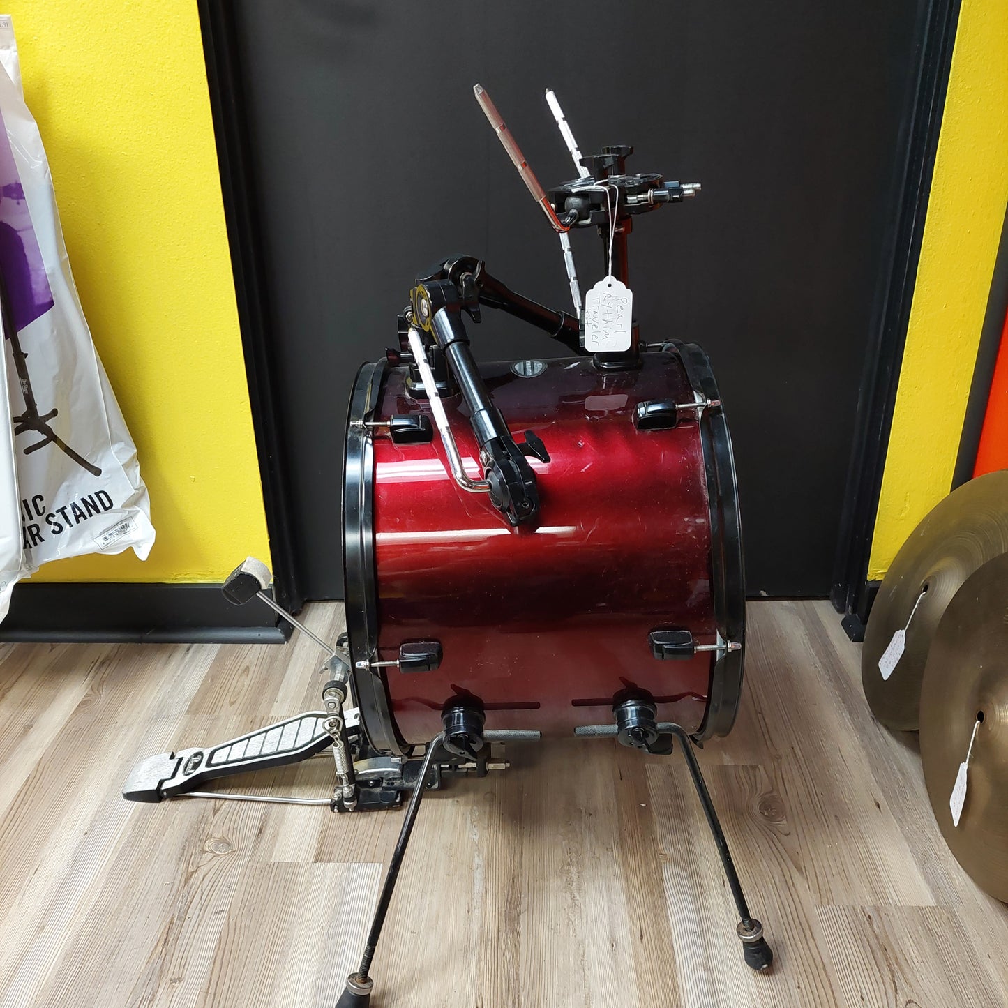 PEARL RHYTHM TRAVELER 5 PIECE TRAVEL DRUM SHELLS (USED)
