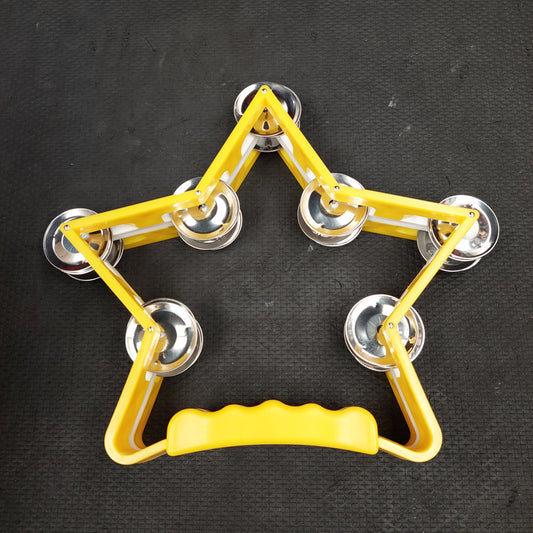 Yellow Star Tambourine