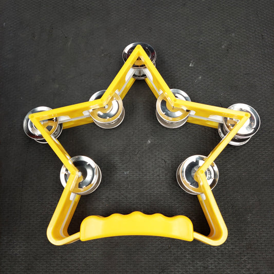 Yellow Star Tambourine