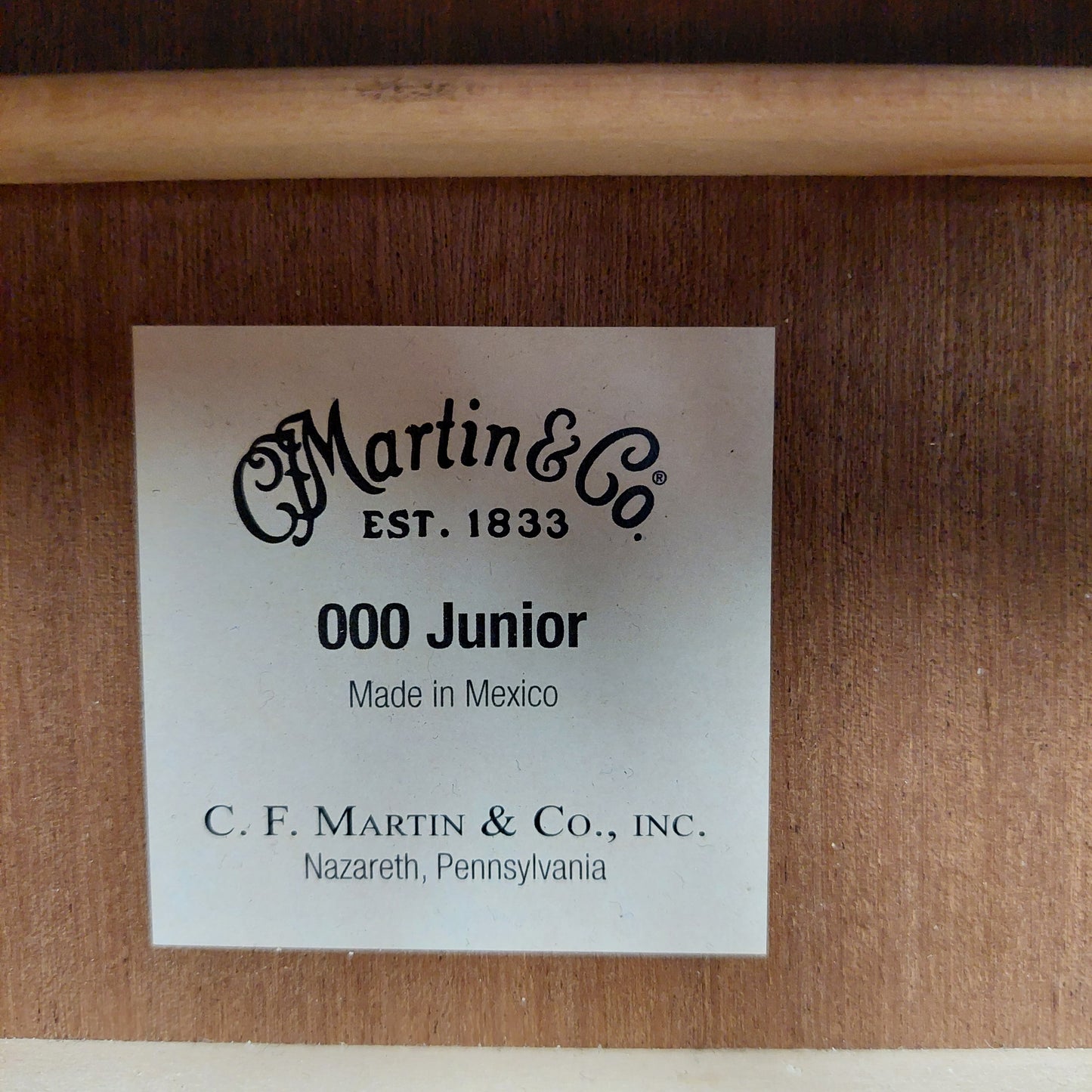 2023 Martin 000 Jr-10 Acoustic Guitar w/ Martin Gig Bag, Upgraded Bone Nut, & Saddle SN# 2774081 "Made In Mexico"