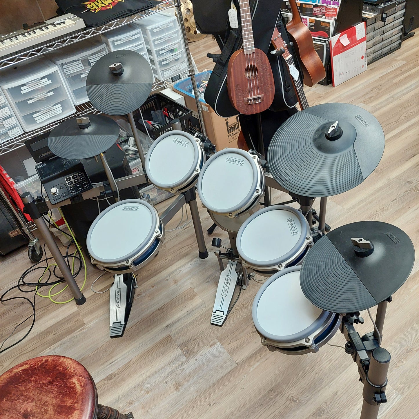 Simmons Titan 70 E Drum Kit w/ Simmons DA212 Active Monitor (USED) SN# 06287243200077 / SN# DA211224091009896