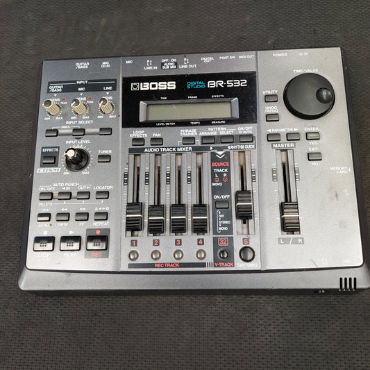 BOSS BR-532 Digital Studio w/ Flash Card Reader & Flash Cards (USED) "Made In Japan" SN# 21CQ89682