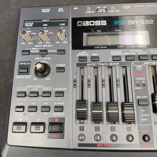 BOSS BR-532 Digital Studio w/ Flash Card Reader & Flash Cards (USED) "Made In Japan" SN# 21CQ89682
