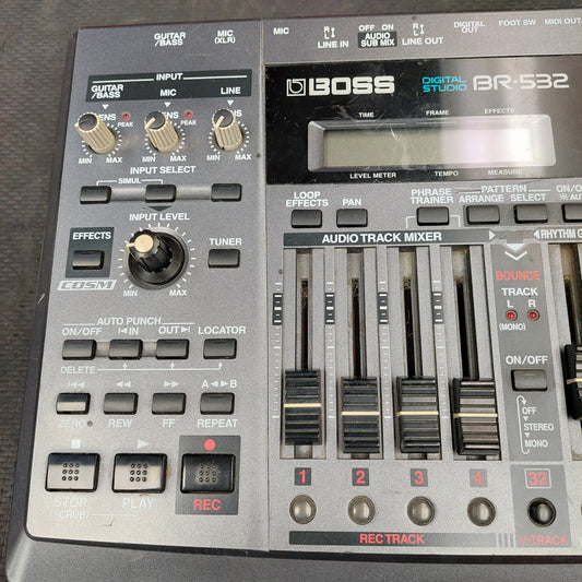 BOSS BR-532 Digital Studio w/ Flash Card Reader & Flash Cards (USED) "Made In Japan" SN# 21CQ89682