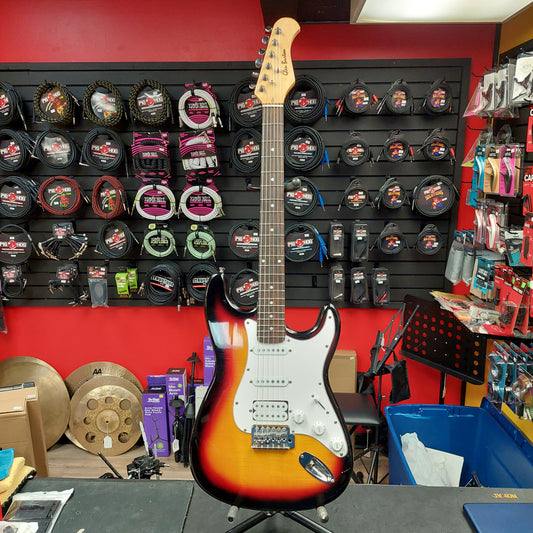 GLEN BURTON HSS ELECTRIC GUITAR (USED)