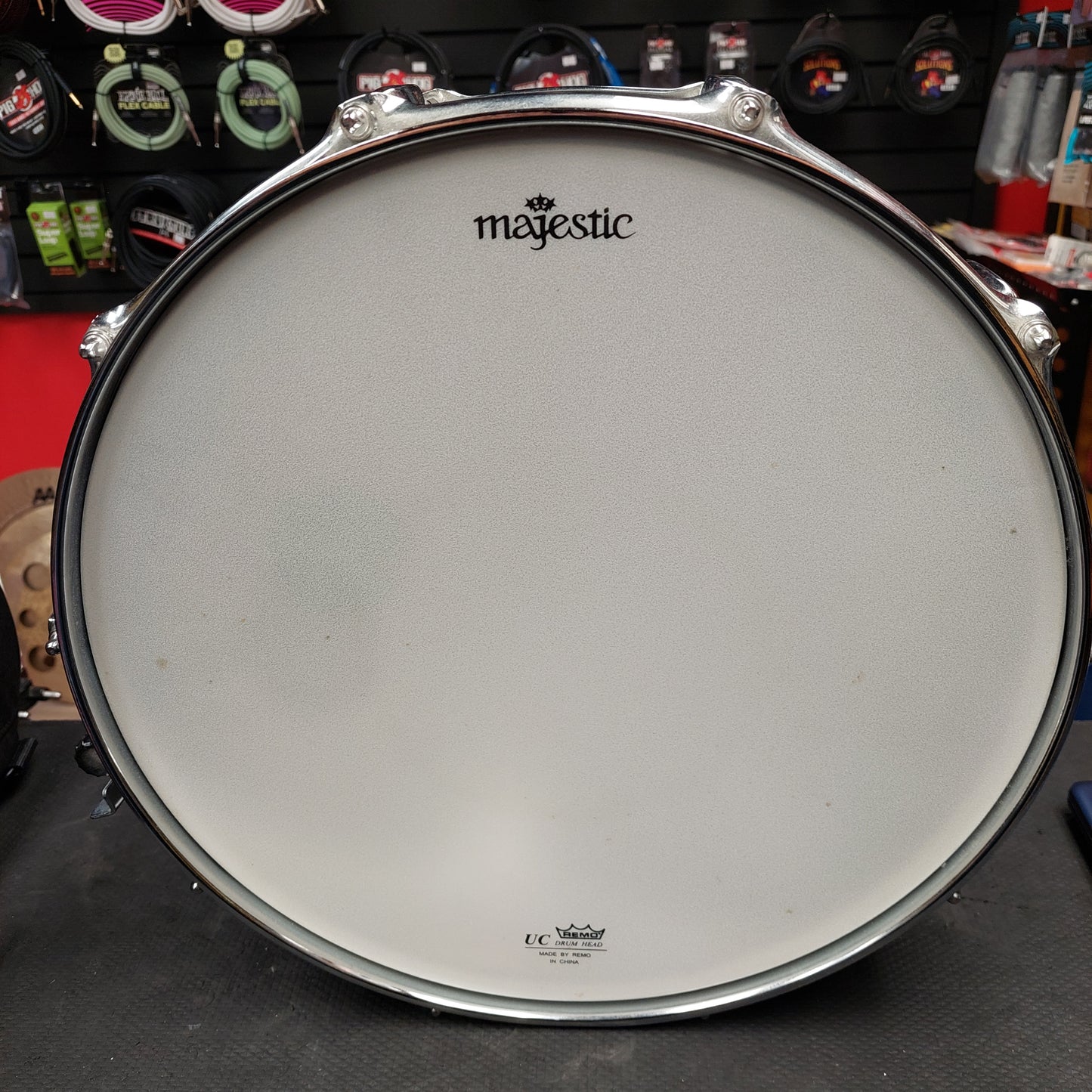 Majestic Chrome Snare Drum w/ Gig Bag (USED)