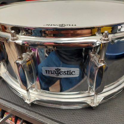 Majestic Chrome Snare Drum w/ Gig Bag (USED)