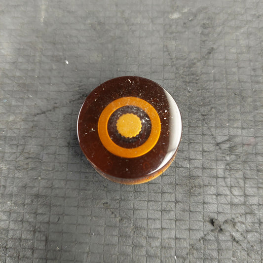 Electric Guitar Volume/Tone Control Knob - Plastic - Amber