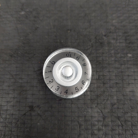 Electric Guitar Volume/Tone Control Knob - Plastic - Clear