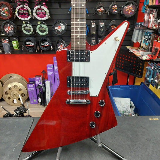 2011 Gibson Explorer Red Transparent Electric Guitar w/ Gibson Hardcase - SN# 102510359