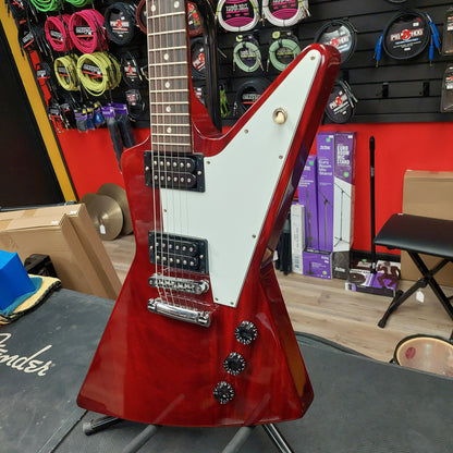 2011 Gibson Explorer Red Transparent Electric Guitar w/ Gibson Hardcase - SN# 102510359