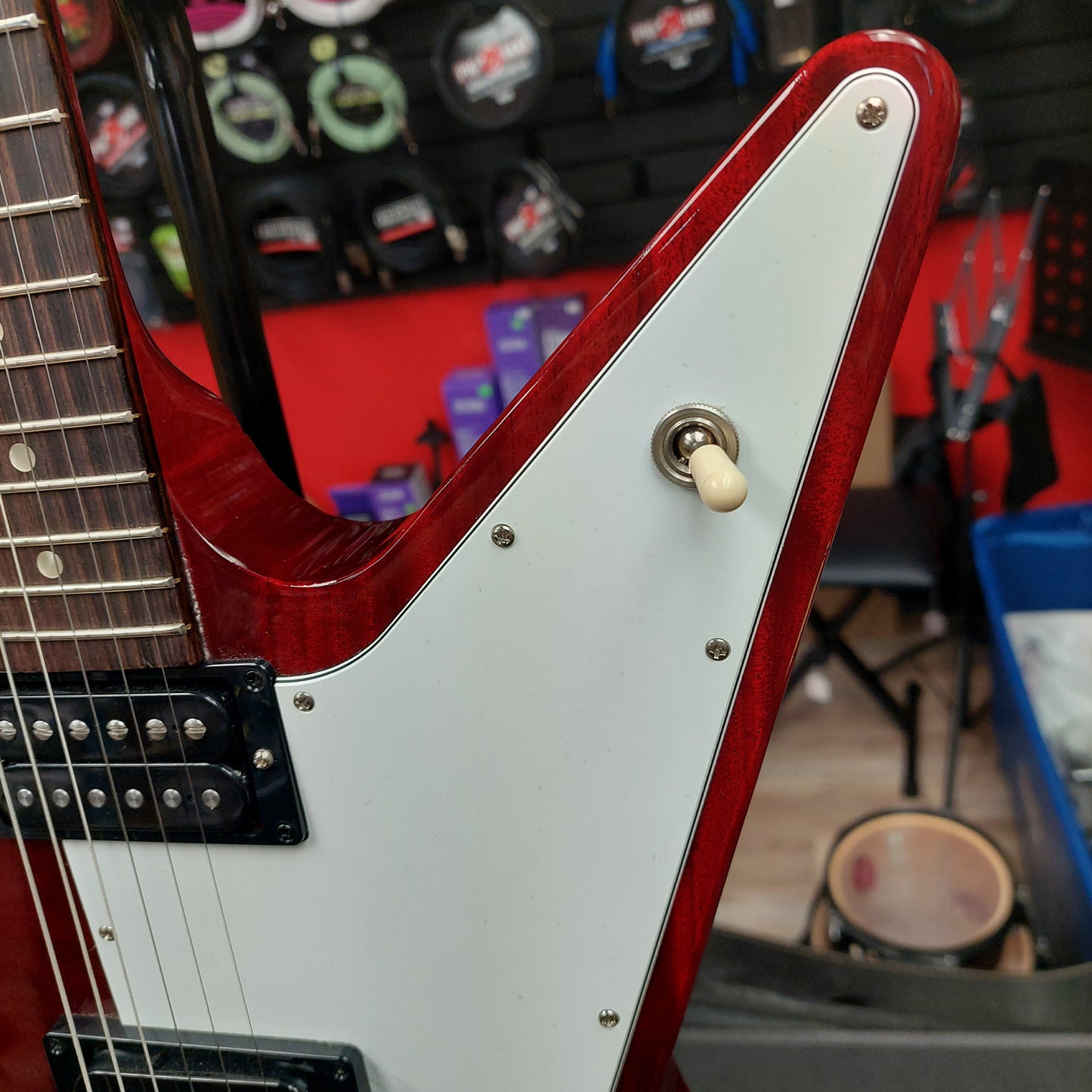 2011 Gibson Explorer Red Transparent Electric Guitar w/ Gibson Hardcase - SN# 102510359