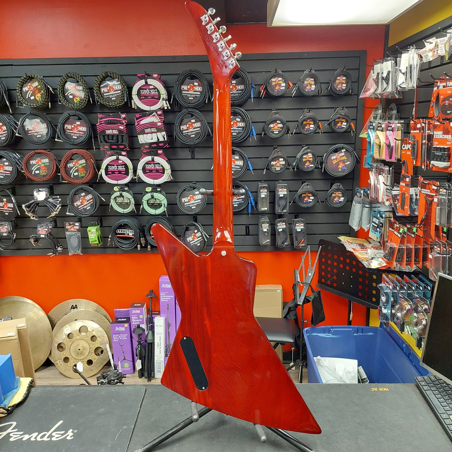 2011 Gibson Explorer Red Transparent Electric Guitar w/ Gibson Hardcase - SN# 102510359