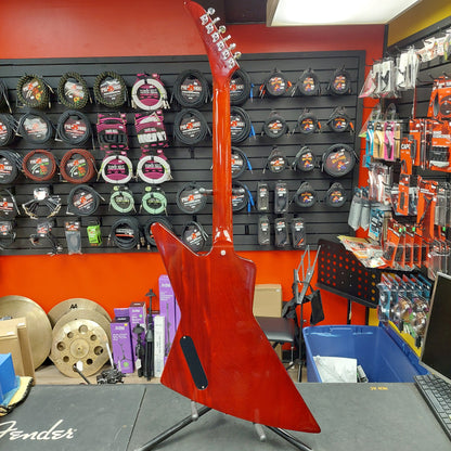 2011 Gibson Explorer Red Transparent Electric Guitar w/ Gibson Hardcase - SN# 102510359