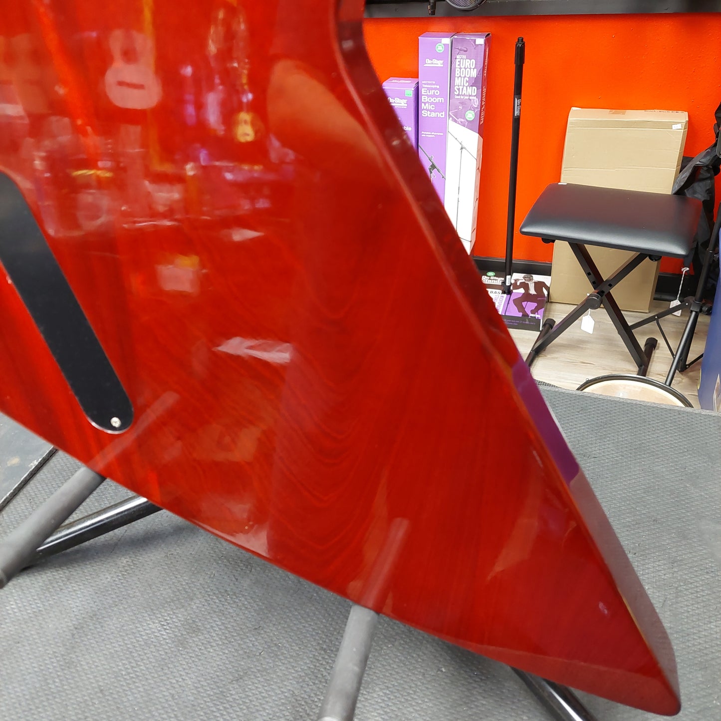 2011 Gibson Explorer Red Transparent Electric Guitar w/ Gibson Hardcase - SN# 102510359