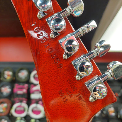 2011 Gibson Explorer Red Transparent Electric Guitar w/ Gibson Hardcase - SN# 102510359