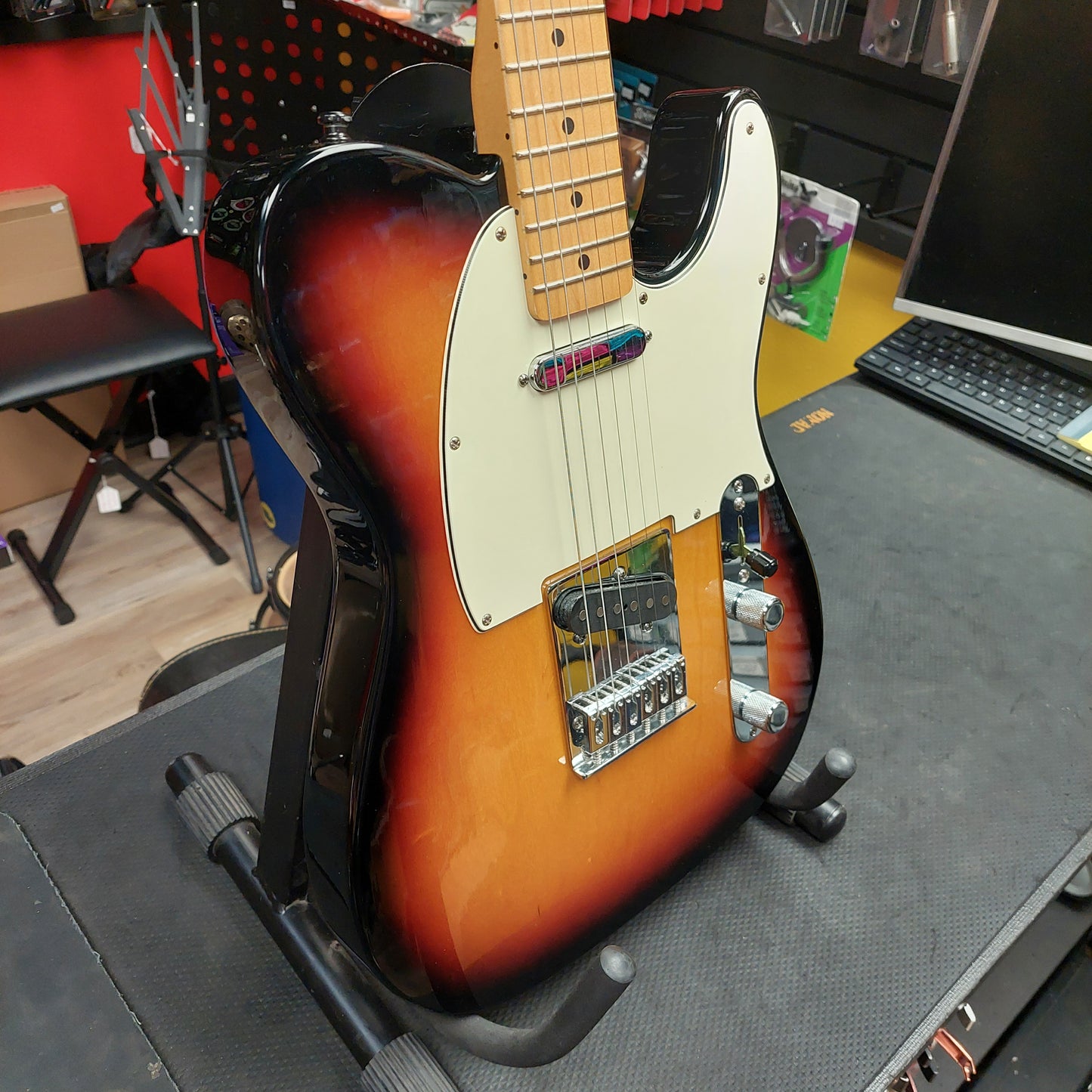 2012 Fender Telecaster Electric Guitar - Sunburst "Made In Mexico" SN# MX12010558