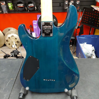 2012 Schecter Omen Extreme-6 Trans Blue Ocean - SN # W122041243