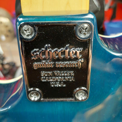 2012 Schecter Omen Extreme-6 Trans Blue Ocean - SN # W122041243