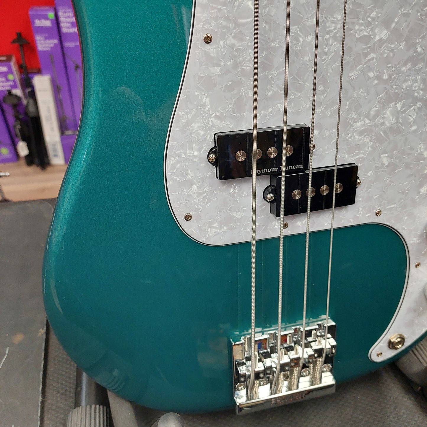 2022 Fender 4-String Precision Bass - Tidepool Finish "Made In Mexico" SN# MX22067205