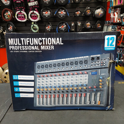 12 Channel USB/Bluetooth Live Mixing Board (USED)