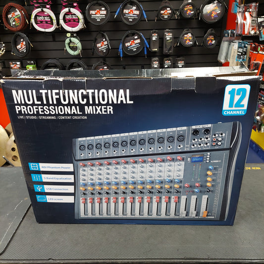 12 Channel USB/Bluetooth Live Mixing Board (USED)