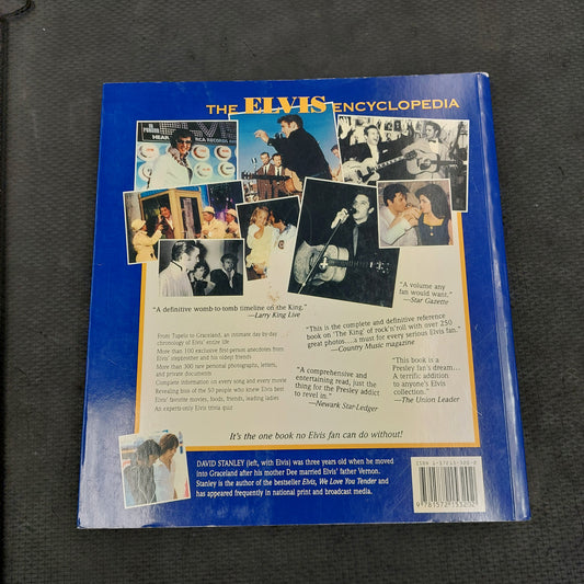The Elvis Encyclopedia " The Complete and Definitive Reference Book On The King Of Rock & Roll" - Softcover Book (USED)