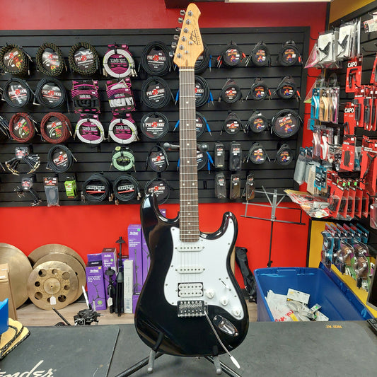 EASTROCK Electric Guitar - Black w/ Gig Bag SN # JD202201262000