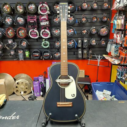 2021 Gretsch G9520E-BLK Gin Rickey Parlor Acoustic/Electric Guitar - SN# IWA2181290