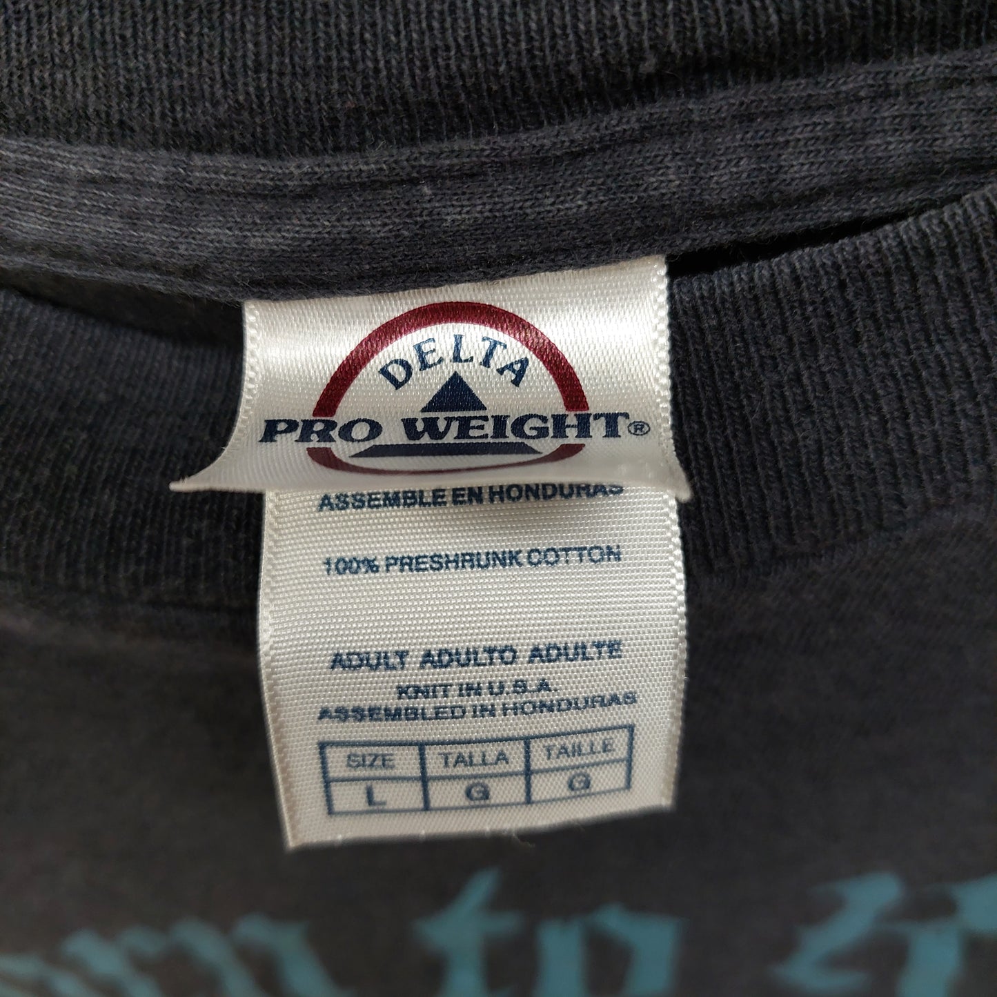 Vintage Bart Simpson Tee Shirt - Gray - L - Delta Pro Weight (USED)