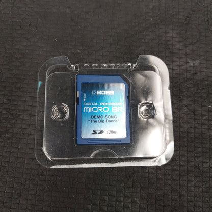 BOSS Micro BR Digital Recorder w/ Case & Memory Card SN# AV14894 (USED)