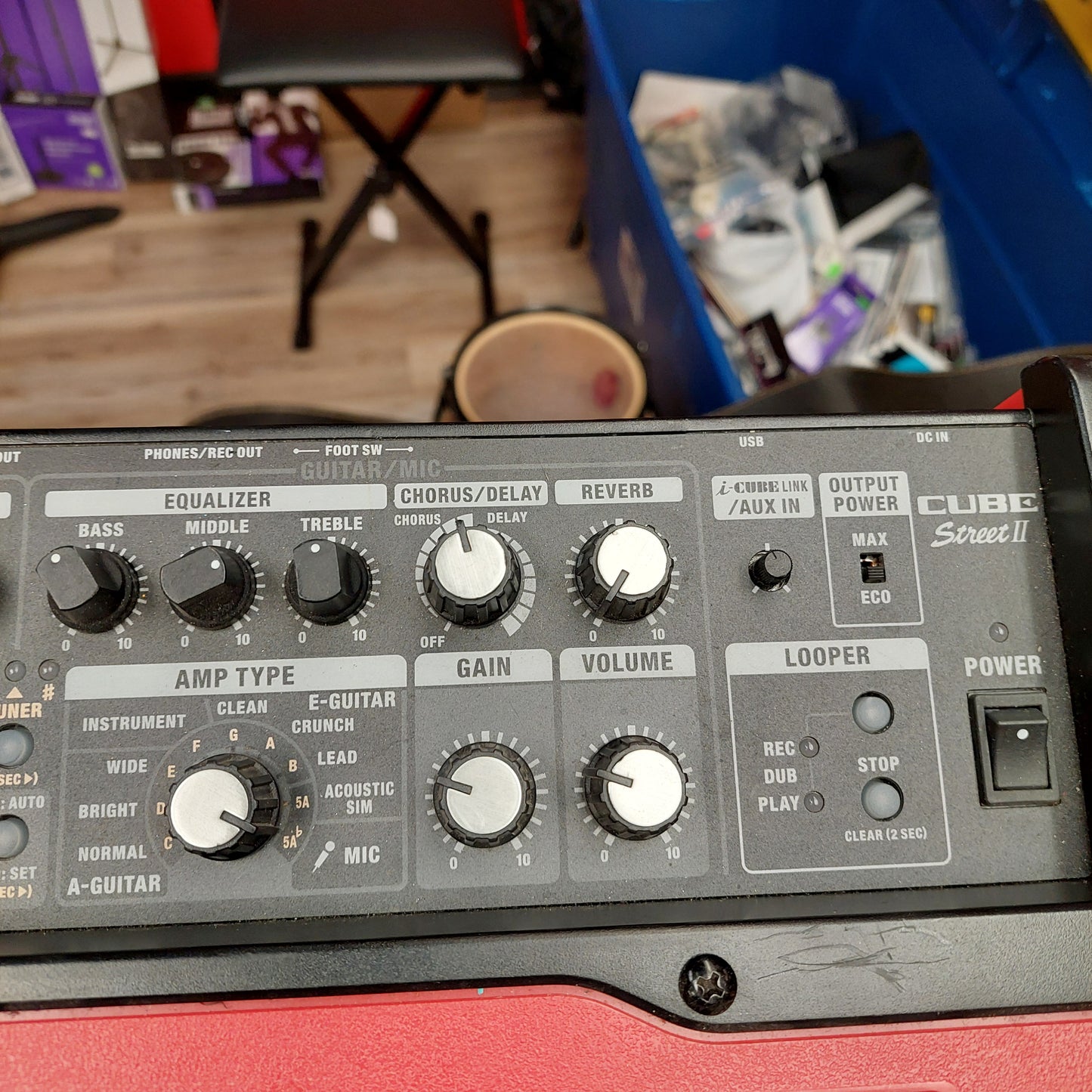 Boss Cube Street II Guitar Amplifier - RED - SN# (21) Z7M1571 (USED)