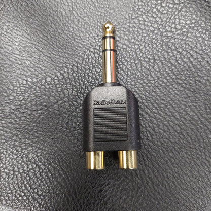 Radio Shack 1/4 Inch TRS RCA Audio Adapter (USED)