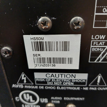 YAMAHA HS8 STUDIO MONITORS "PAIR" - BLACK (USED) SN#(21)NZ03138 SN# (21)NN04055