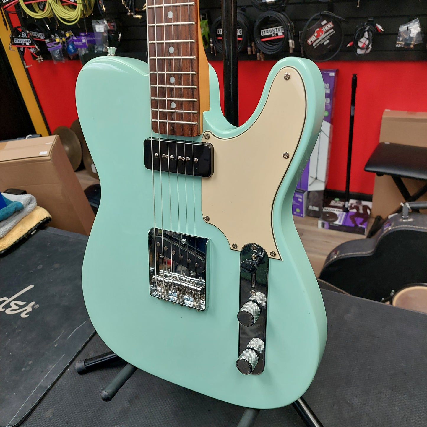 Stagg Telecaster Electric Guitar - Surf Green (USED)