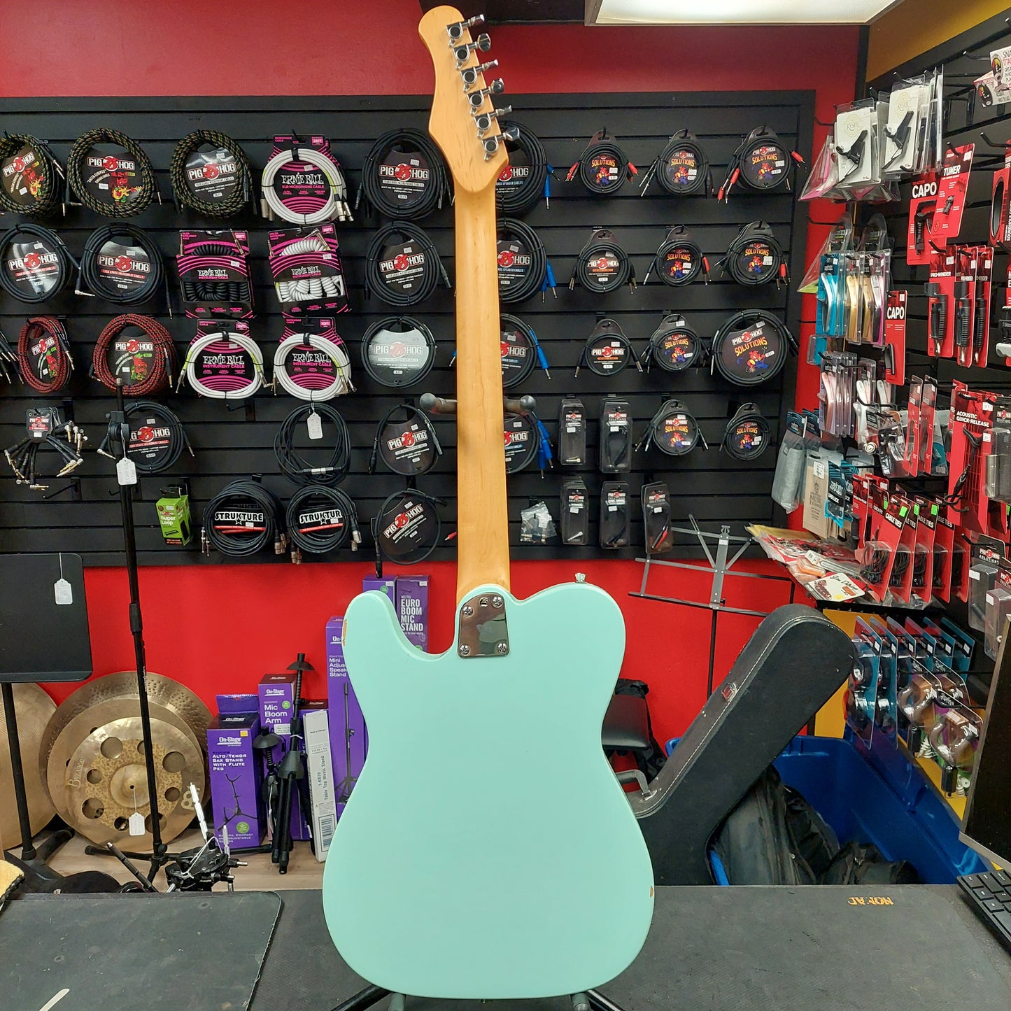 Stagg Telecaster Electric Guitar - Surf Green (USED)