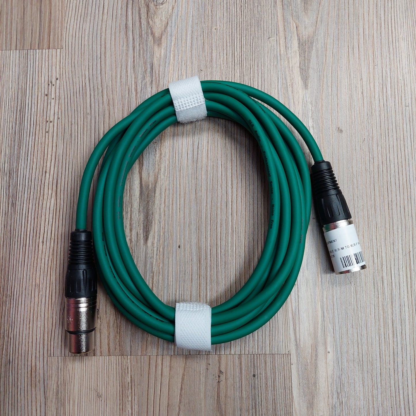GLS Audio Microphone/Patch Cable XLR Male To XLR Female - 12 FT - Green