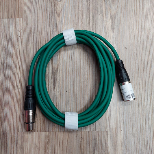 GLS Audio Microphone/Patch Cable XLR Male To XLR Female - 12 FT - Green