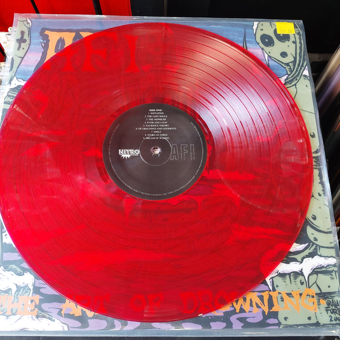 The Art Of Drowning - AFI LP (USED) "Red Vinyl"