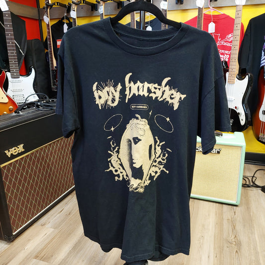 Boy Harsher Face The Time Tee- Black - Large (USED)