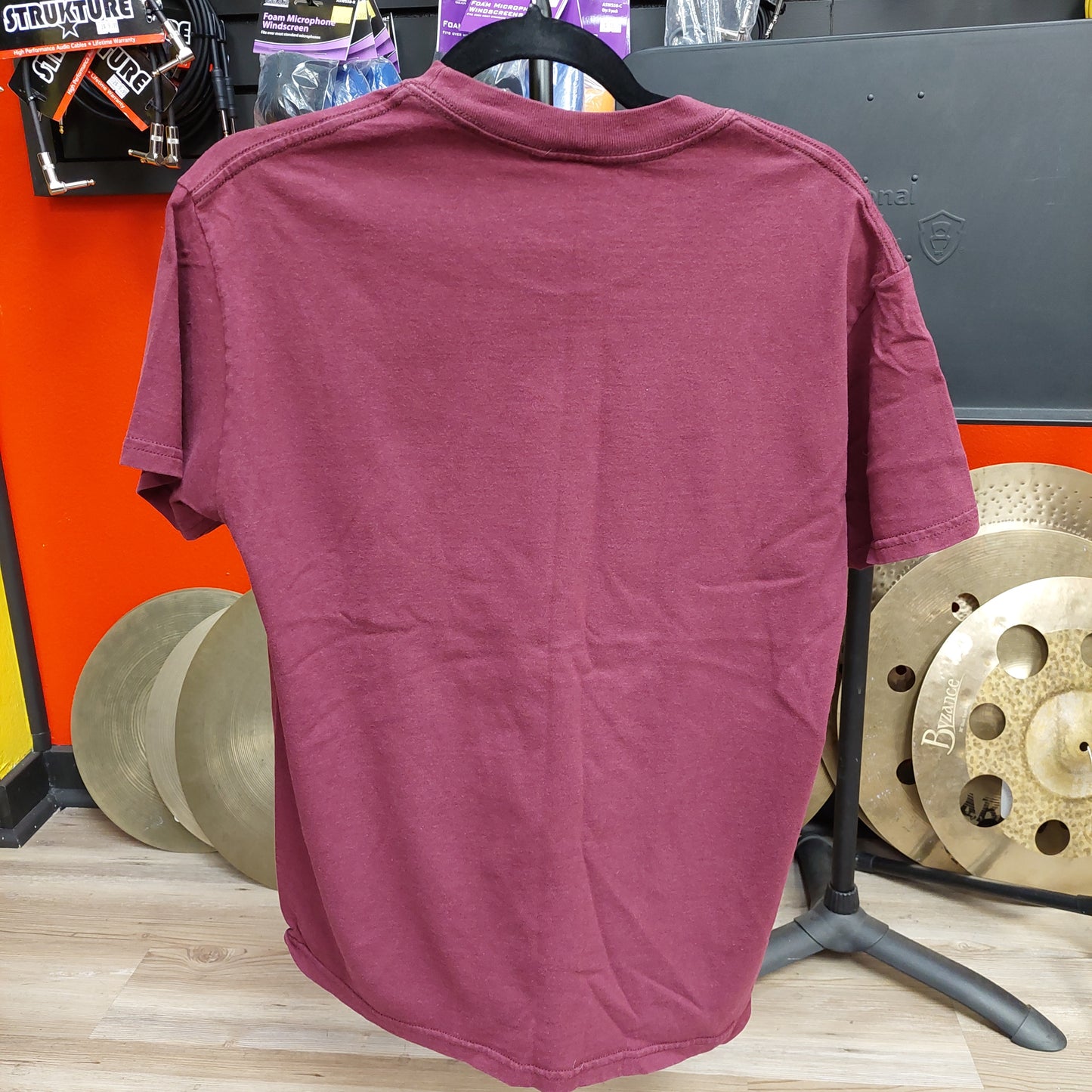 Vintage Band Saves The Day 2003 Tour Lions Tee - Burgundy - Medium (USED)