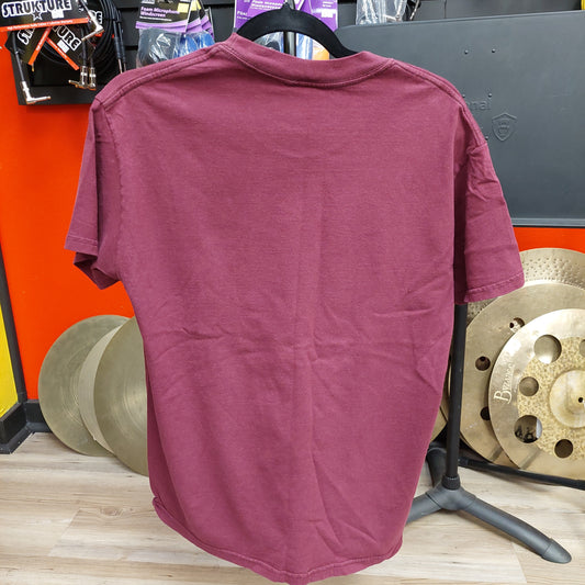 Vintage Band Saves The Day 2003 Tour Lions Tee - Burgundy - Medium (USED)
