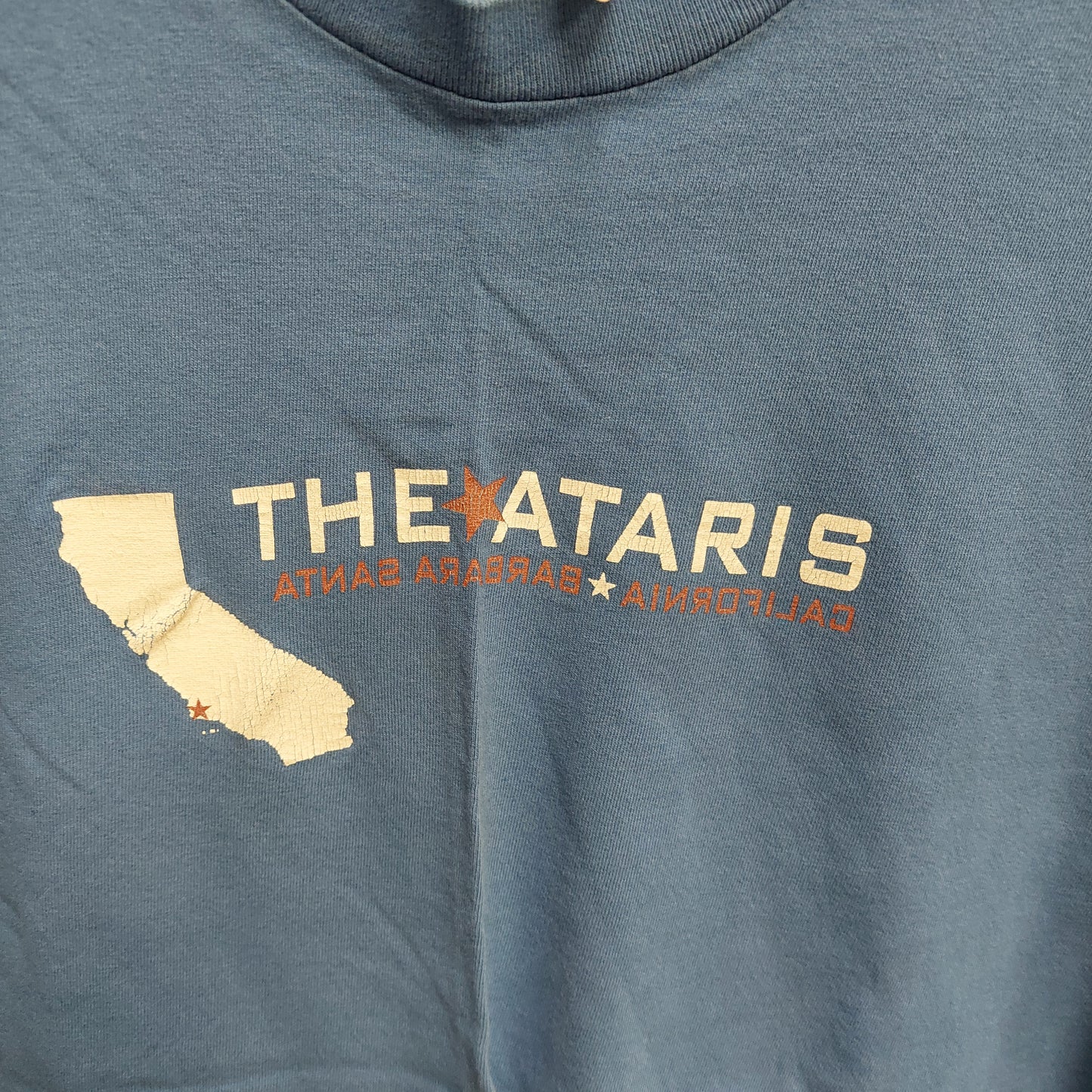 Vintage The Ataris Santa Barbara California Tee - Sky Blue - Medium (USED)