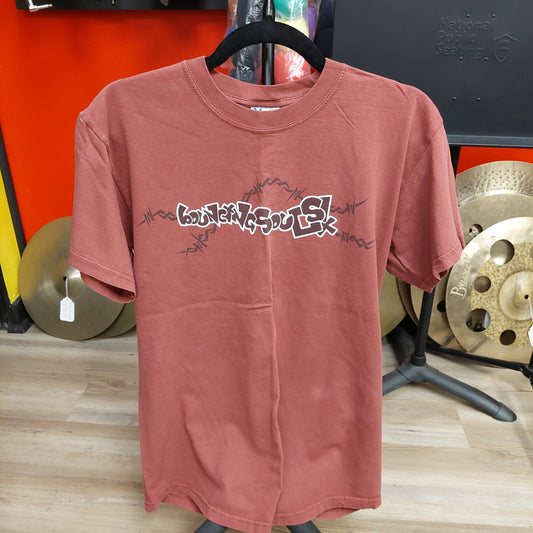 Vintage Bouncing Souls Tee - Maroon - Medium (USED)