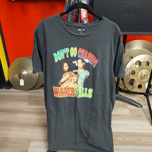 TLC  Don't Go Chasing Water Falls Tee - Black - XL (USED)