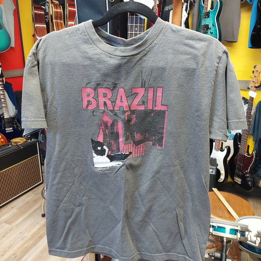 Vintage Brazil Band Tee - Gray - Medium (USED)
