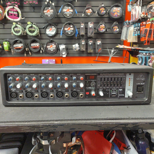 Behringer EUROPOWER PMP550M 5-Channel Powered Mixer (USED) SN# S181100687AJV